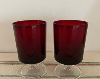 Lot De 5 Verres Cavalier Luminarc Modèle Suède - Années 70, Vert, Parfait état