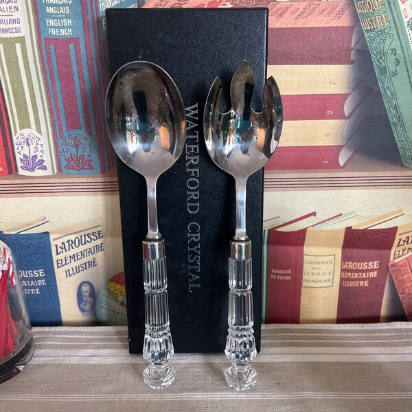 Waterford Crystal Salad Servers Etsy