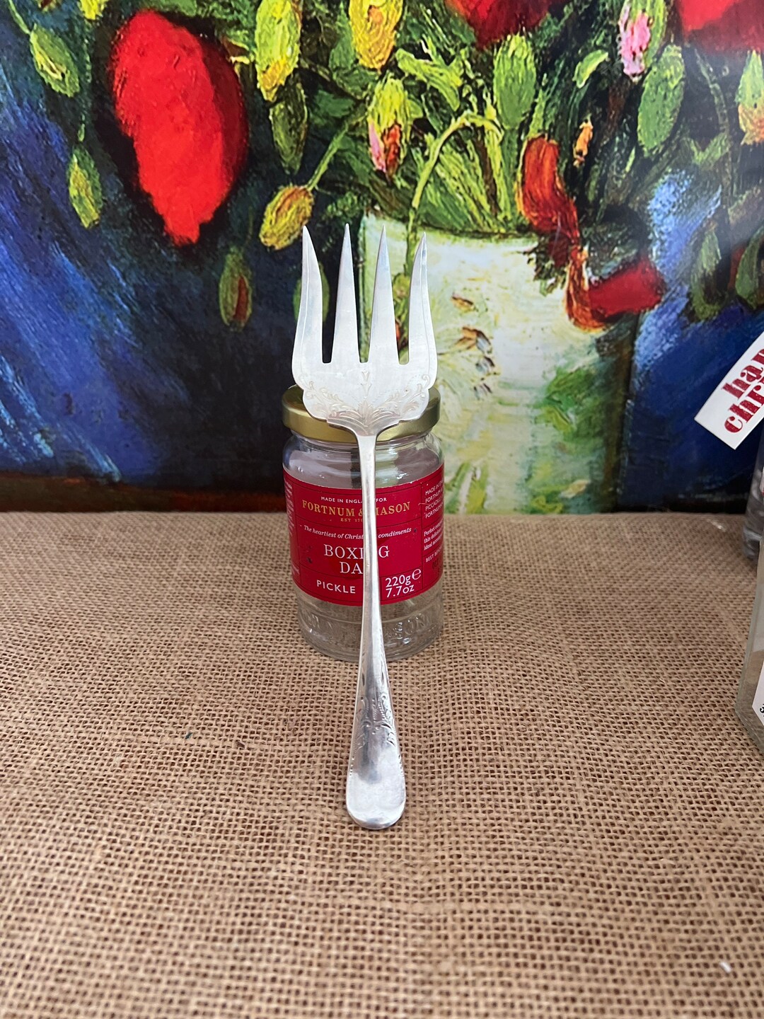 A Lovely Victorian Antique Decorative Bread Fork or Cold Meats Fork ...