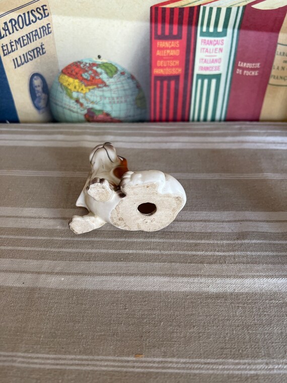 かわいいヴィンテージの陶器製ビーグル犬の置物 - Etsy 日本