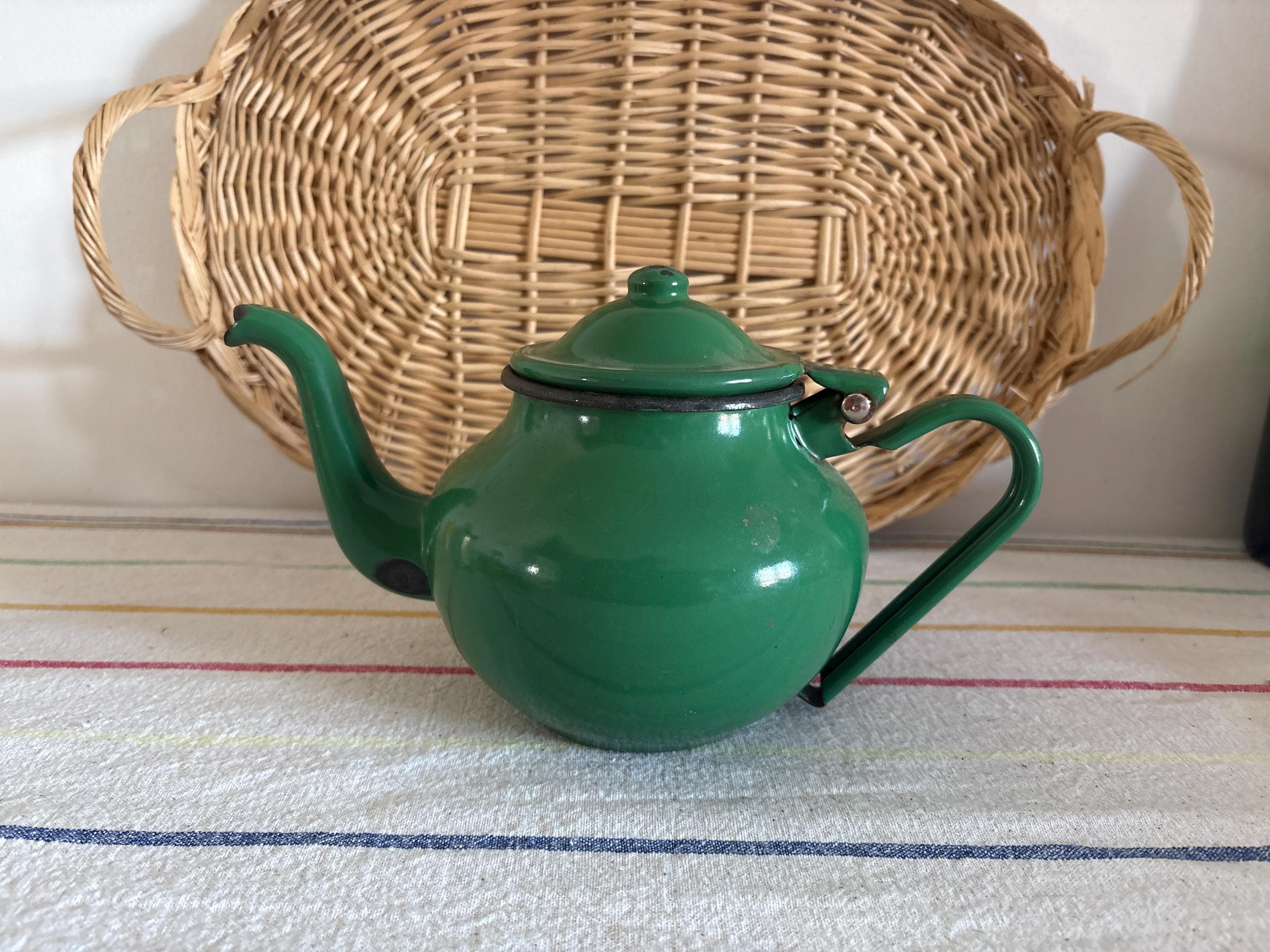Vintage Emaille Teekanne - Etsy Canada