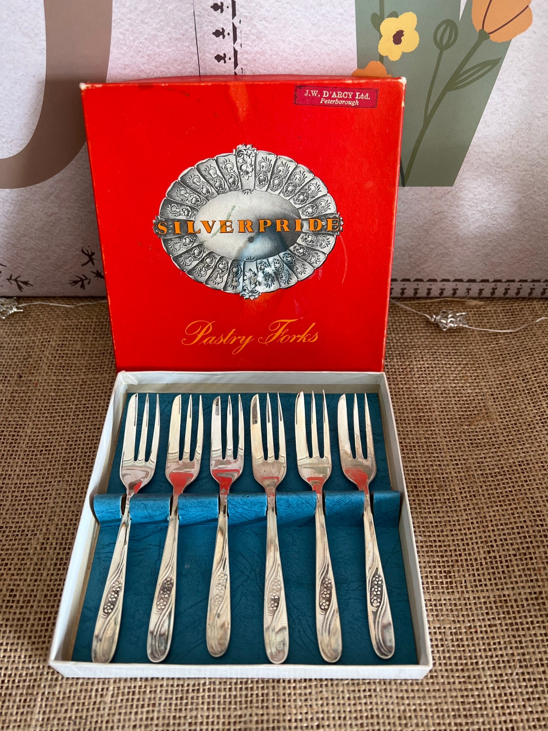 A Silverpride Matador Design Boxed Set of 6 Silver Plated EPNS A1