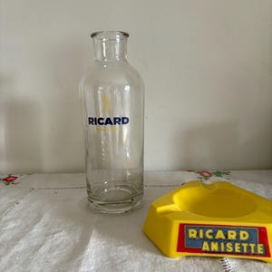 A rare vintage French Ricard water carafe to serve water with pastis