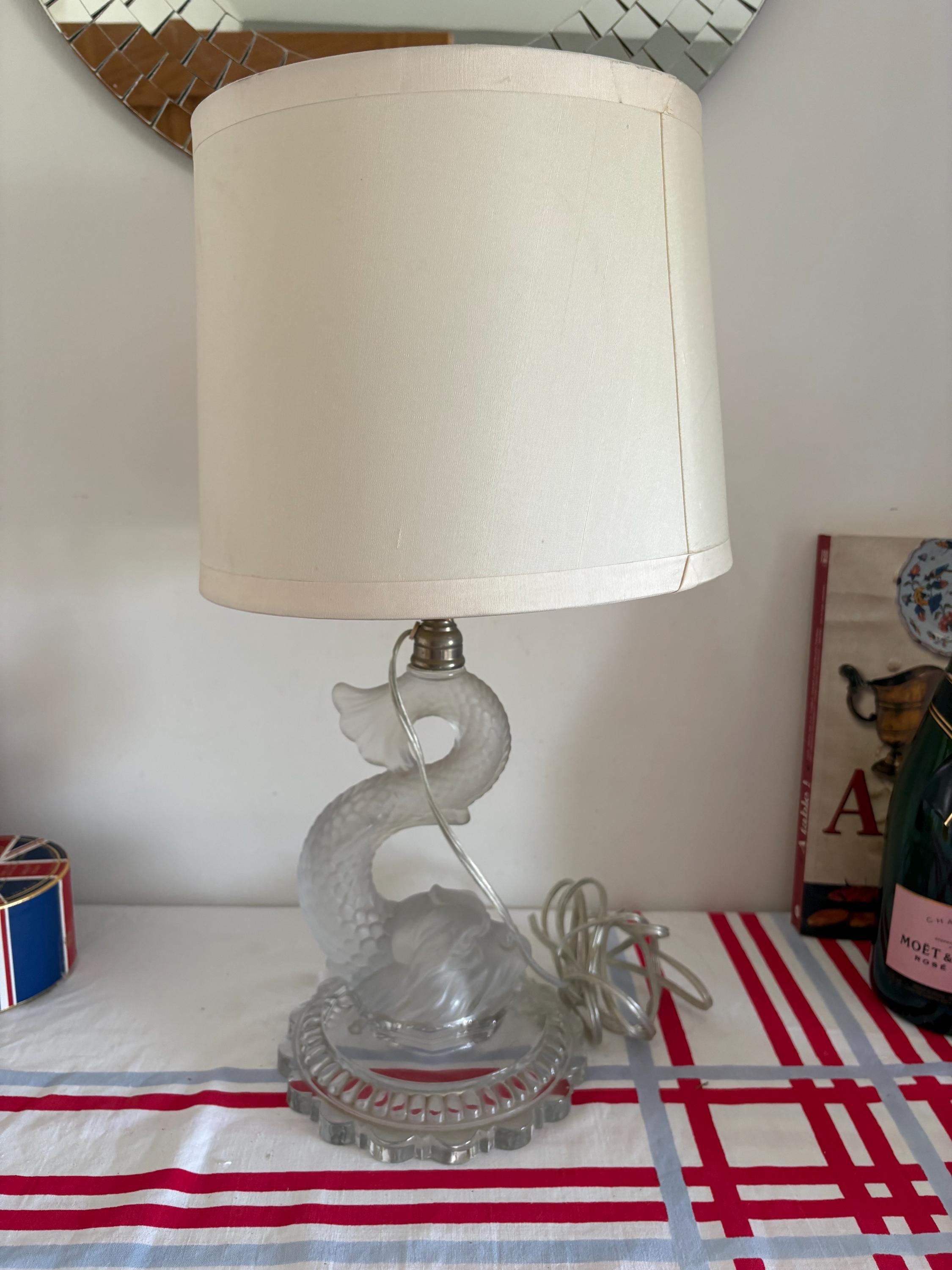 Vintage dolphin lamp - Etsy 日本