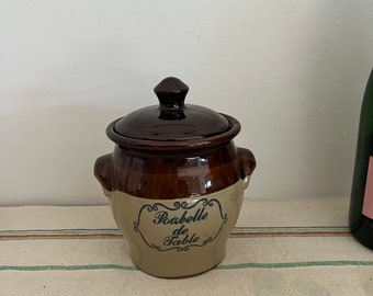 French Vintage ceramic  Table Bin ‘ Poubelle de table’