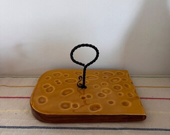 Grande Cloche à Fromage Vallauris – Céramique Française – Base 31,7 Cm