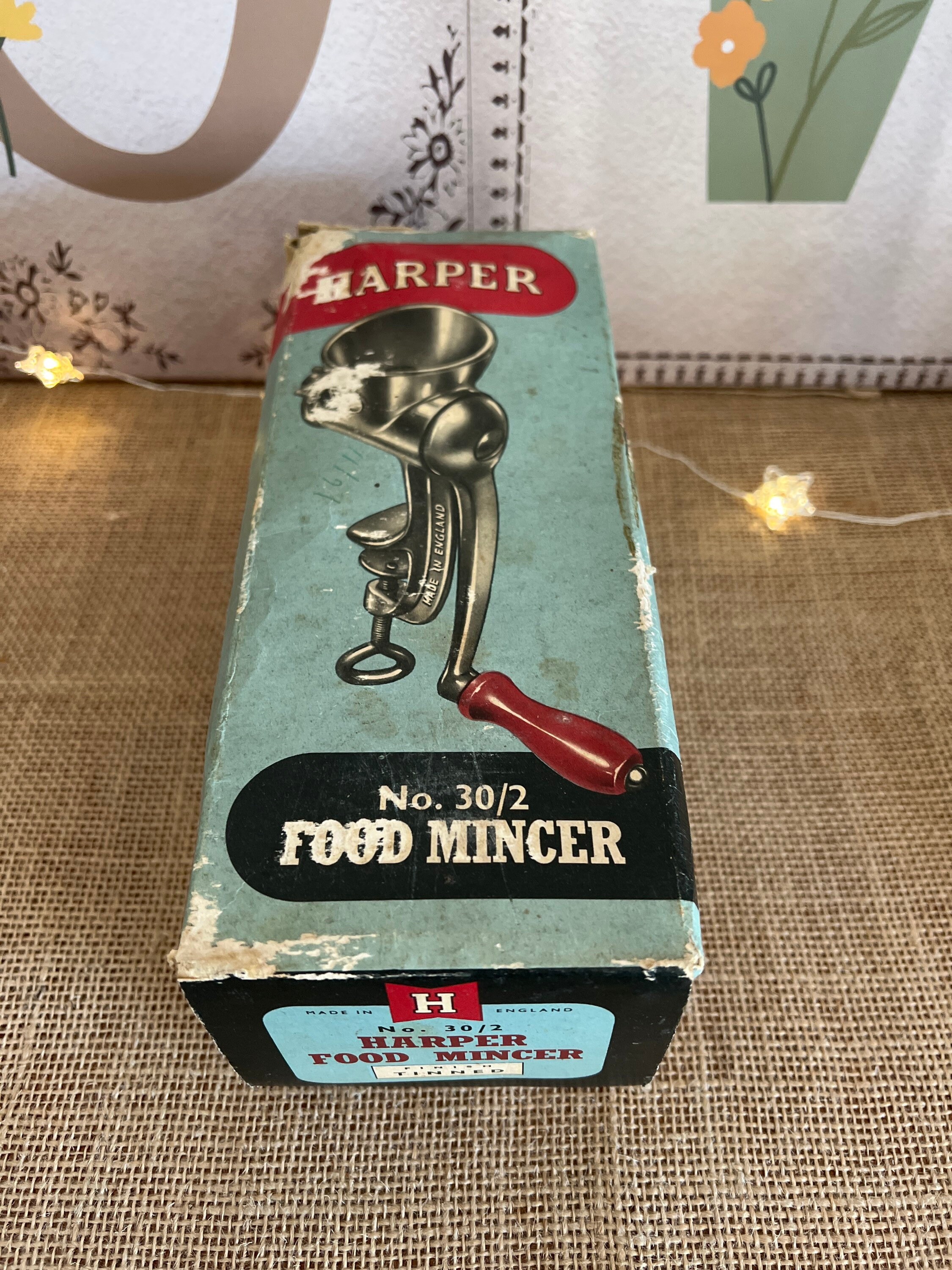 An Original Harper Food Mincer No 30/2 in Original Box Etsy Australia