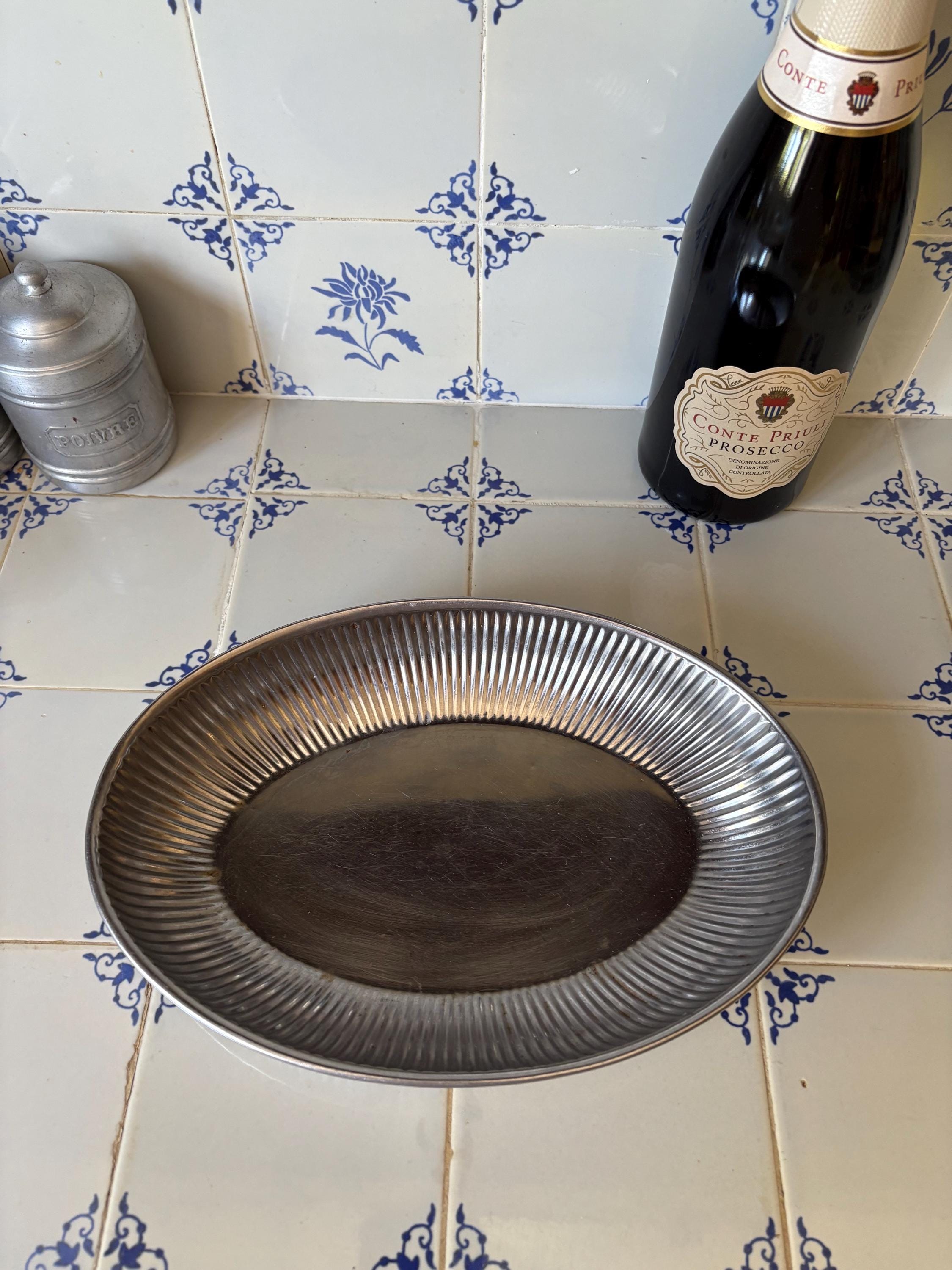 Plat Apéritif Guy Degrenne Inox - Forme Coquillage - Vintage Déco Table