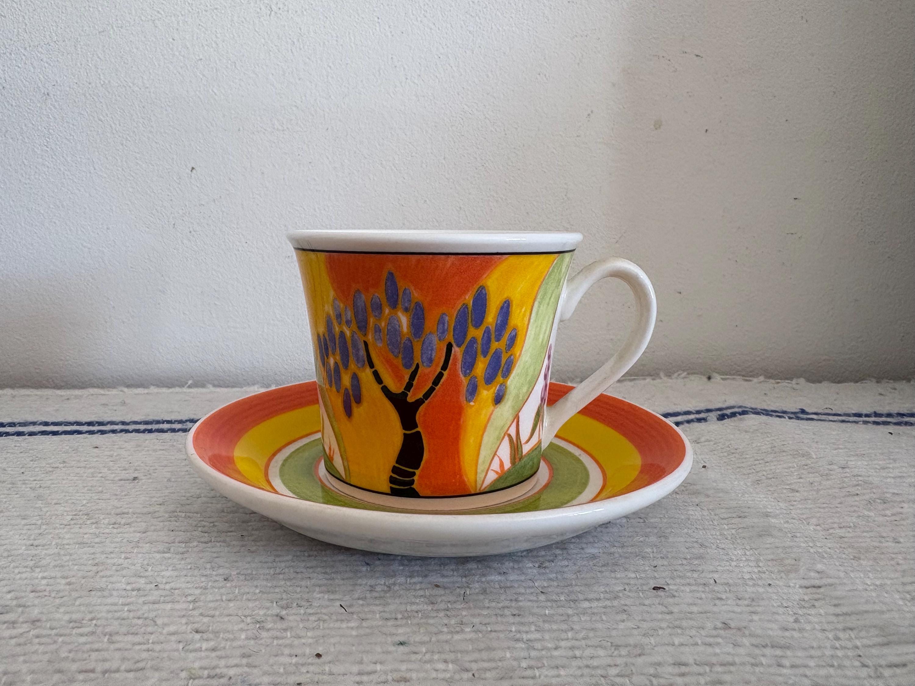 Clarice Cliff Coffee Set - Etsy