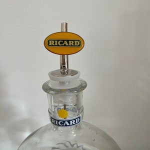 An original French iconic large size  Ricard yellow barware bottle stopper