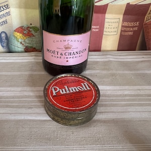 An original French vintage Pastilles Pulmoll throat, cough sweet tin