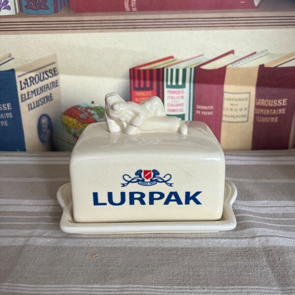 Retro Butter Dish Etsy