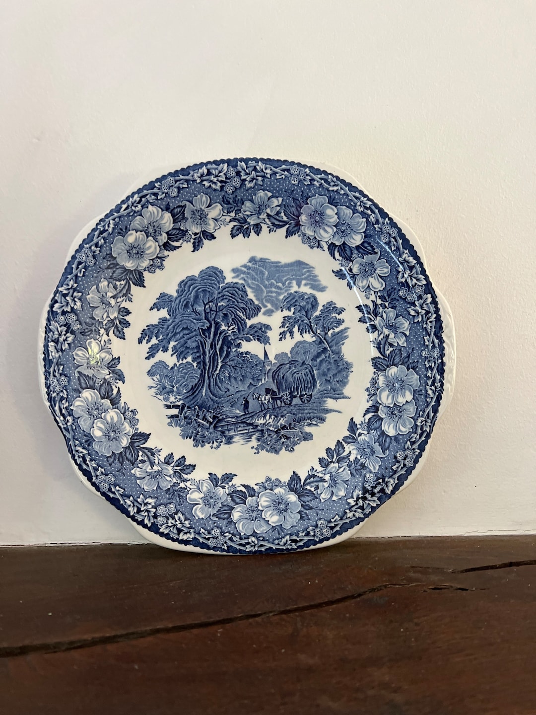 ウエッジウッド　Enoch  Woodland 3枚セット Original English Vintage Enoch Wedgwood 'woodland' Design Cake