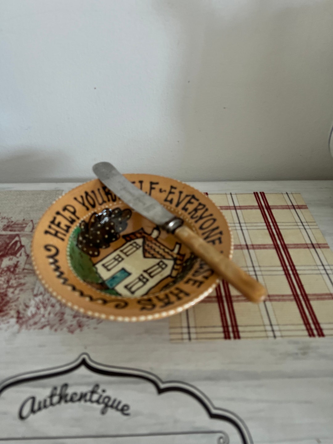 A Vintage Stainless Steel Blade Butter Knife With Lots of Etsy