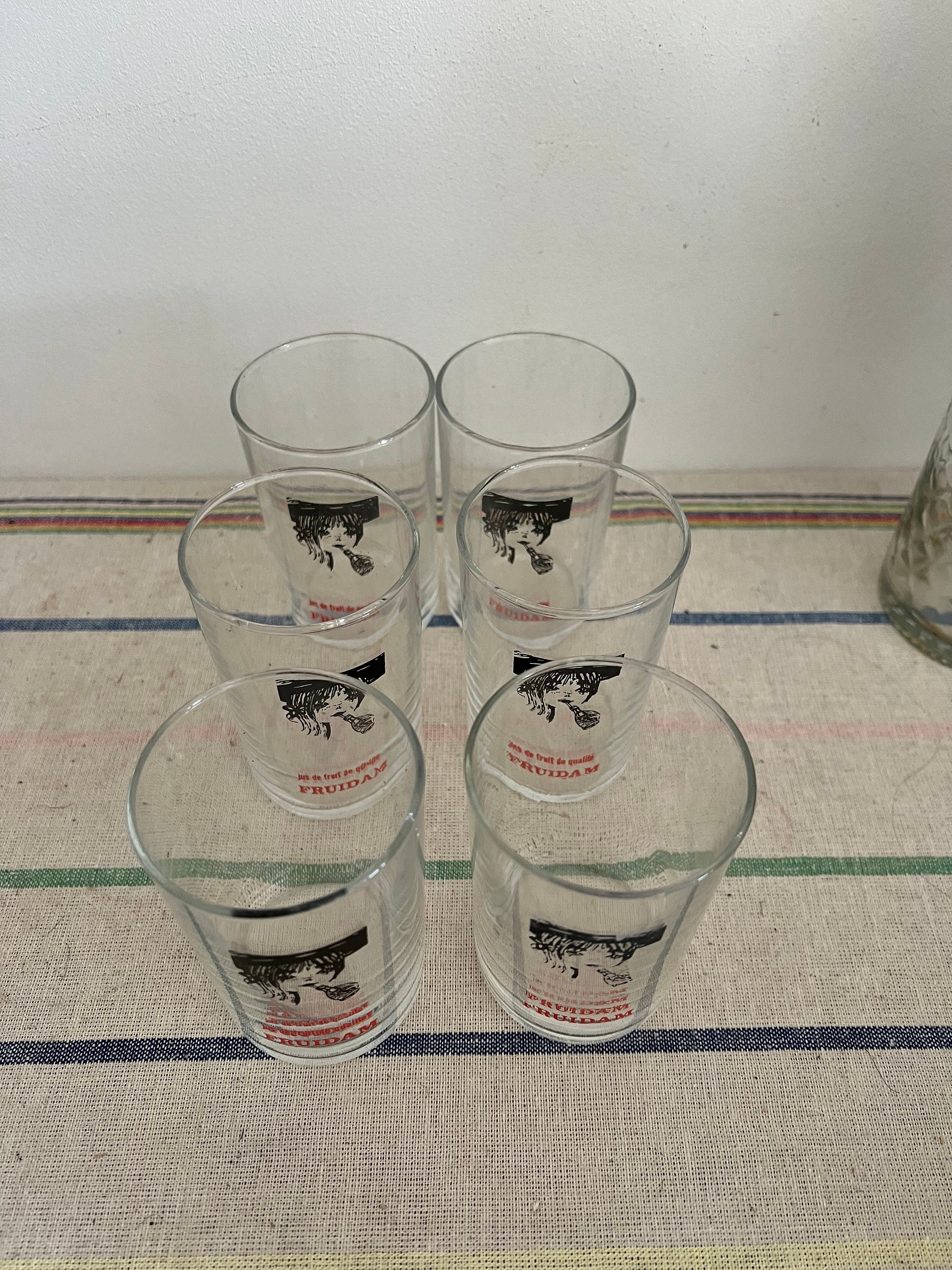 LOT DE 6 verres PAGO JUS DE FRUITS 25 cl NEUF EUR 12,00 - FR