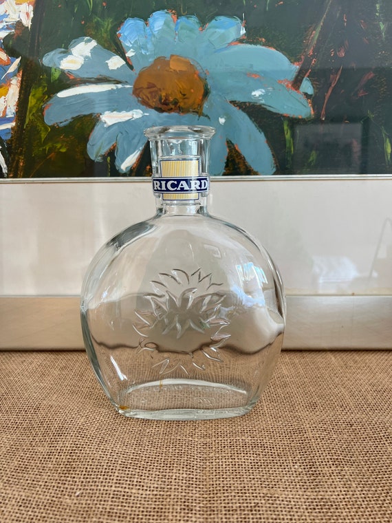 An Unusually Large 1 Litre Vintage French Ricard Water Carafe to Serve  Water With Pastis 