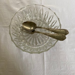 Ornate French Vintage silver plated knife & spoon servers ideal to use to serve pasta or salads or vegetables
