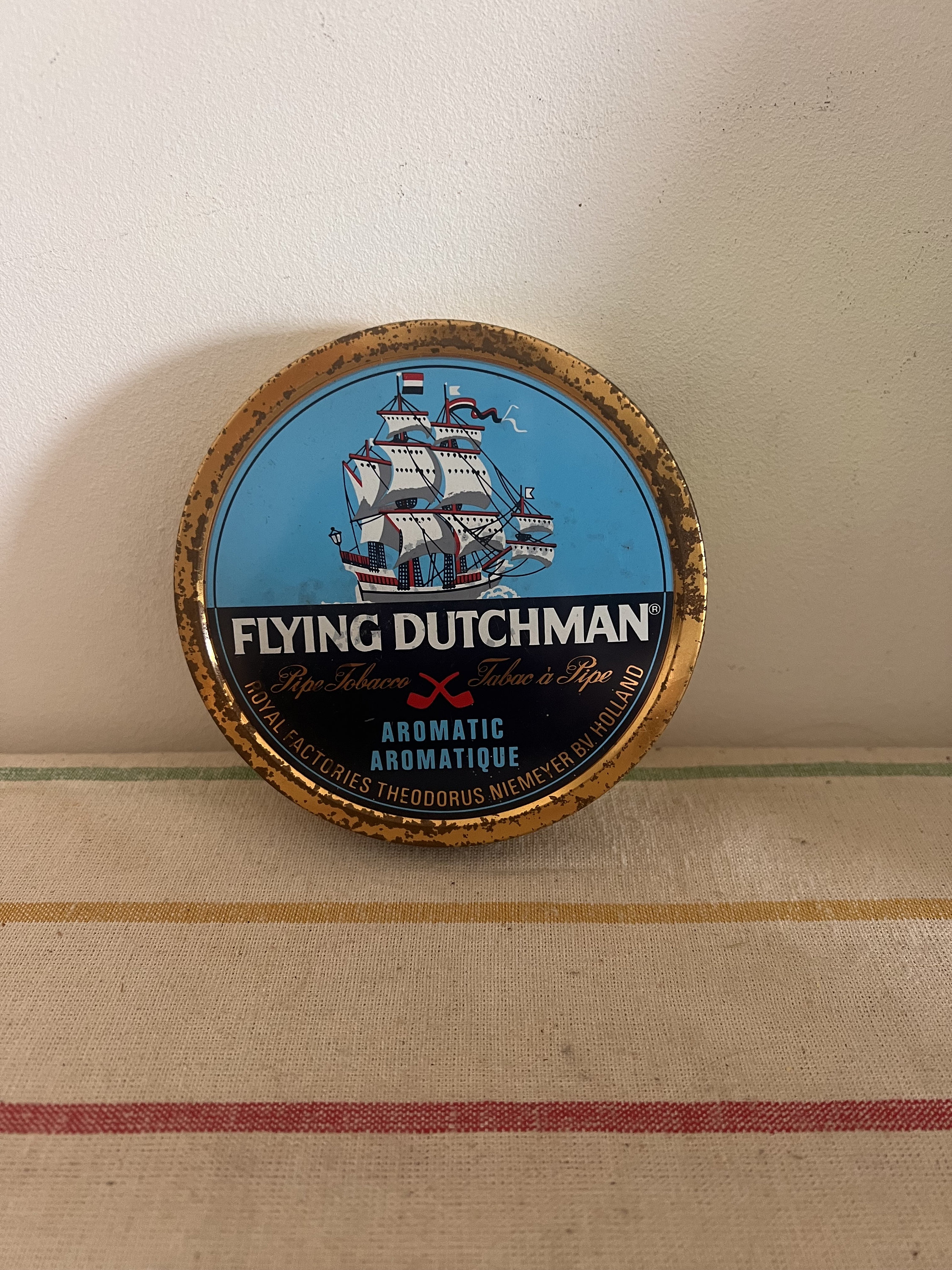 flying dutchman pipe tobacco An Original Flying Dutchman Pipe Tobacco Tin - Royal Factories Theodorus  Niemeyer