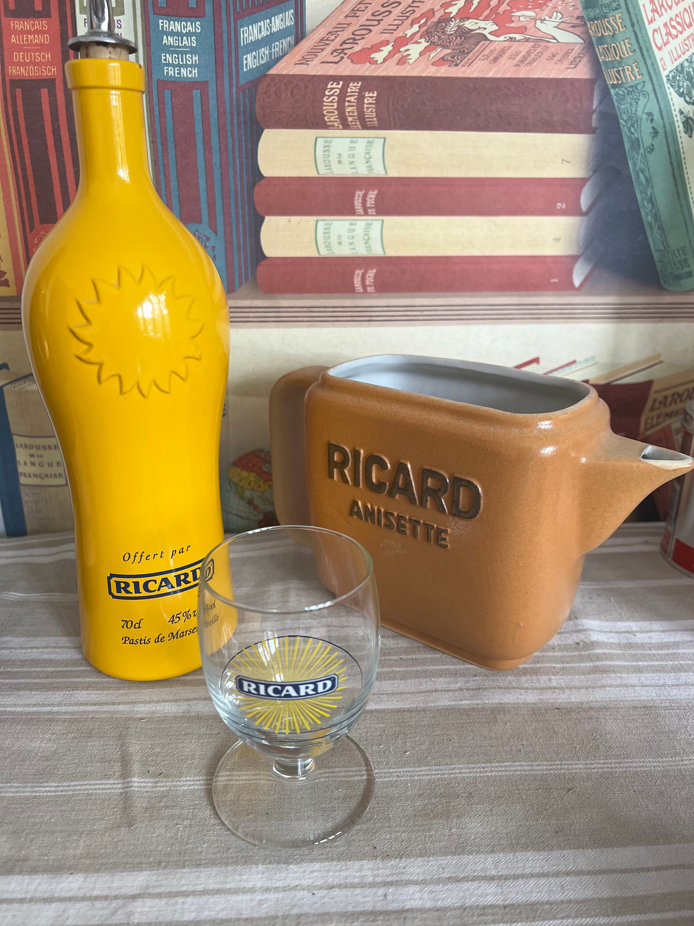 Ricard 6x1l +6 verres+1 carafe+1 drip