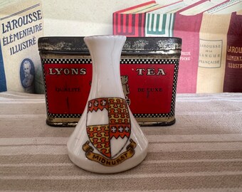 Antike GOSS Ware Urnenvase mit Haube - Midhurst - W H Goss