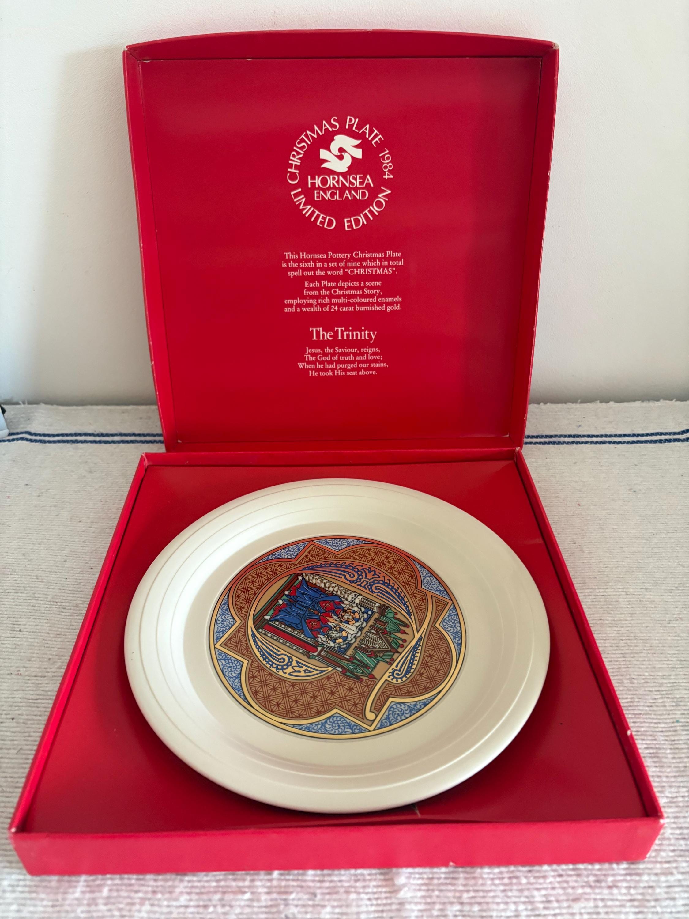 Hornsea Christmas Plates - Etsy Australia