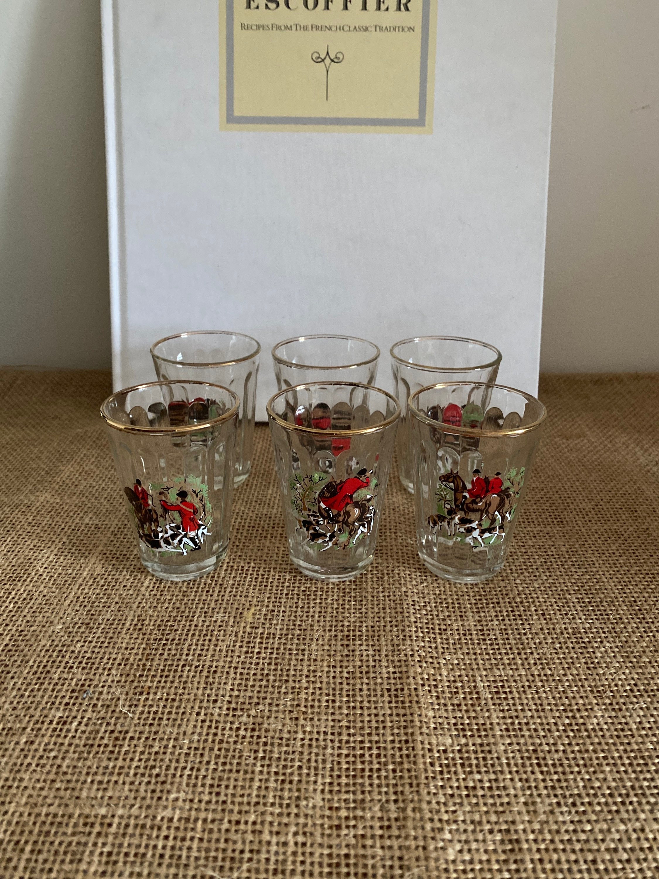 An original 1950s set of 6 Italian shot glasses with six Etsy