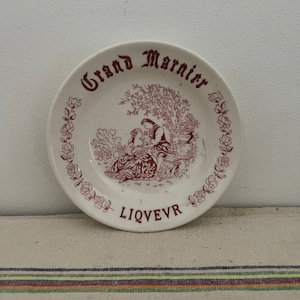 French vintage  China Grand Marnier promotional  dish for trinkets,  keys, nuts, coins, olives, ashtray
