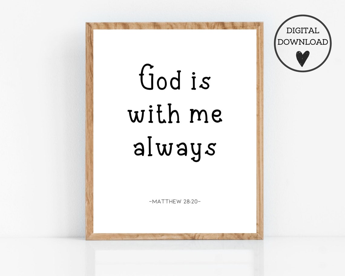 Nursery Bible Verse Set of 4 Minimalist Bible Verse Etsy