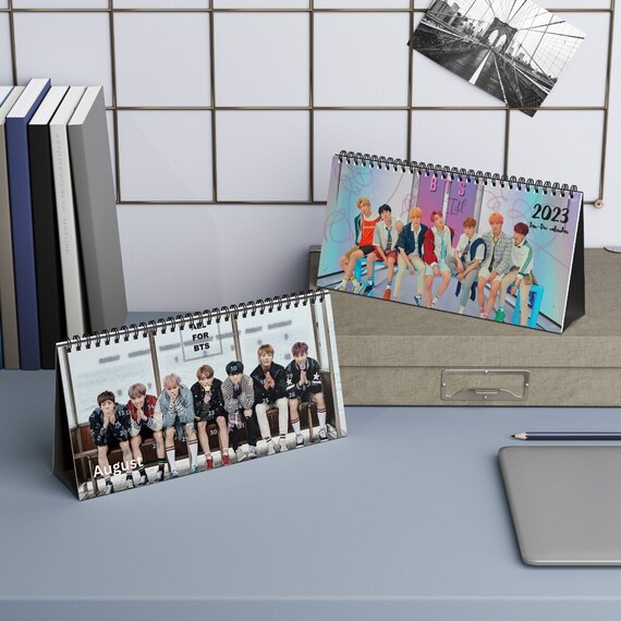 2023 BTS Calendar Desk Calendar BTS Lovers Kpop Lovers - Etsy
