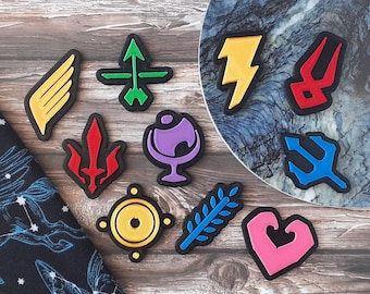 God Boon Fridge Magnets, 3D Printed - Zeus, Poseidon, Hades, Hermes, Dionysus, Aphrodite, Ares, Artemis, Athena, Demeter