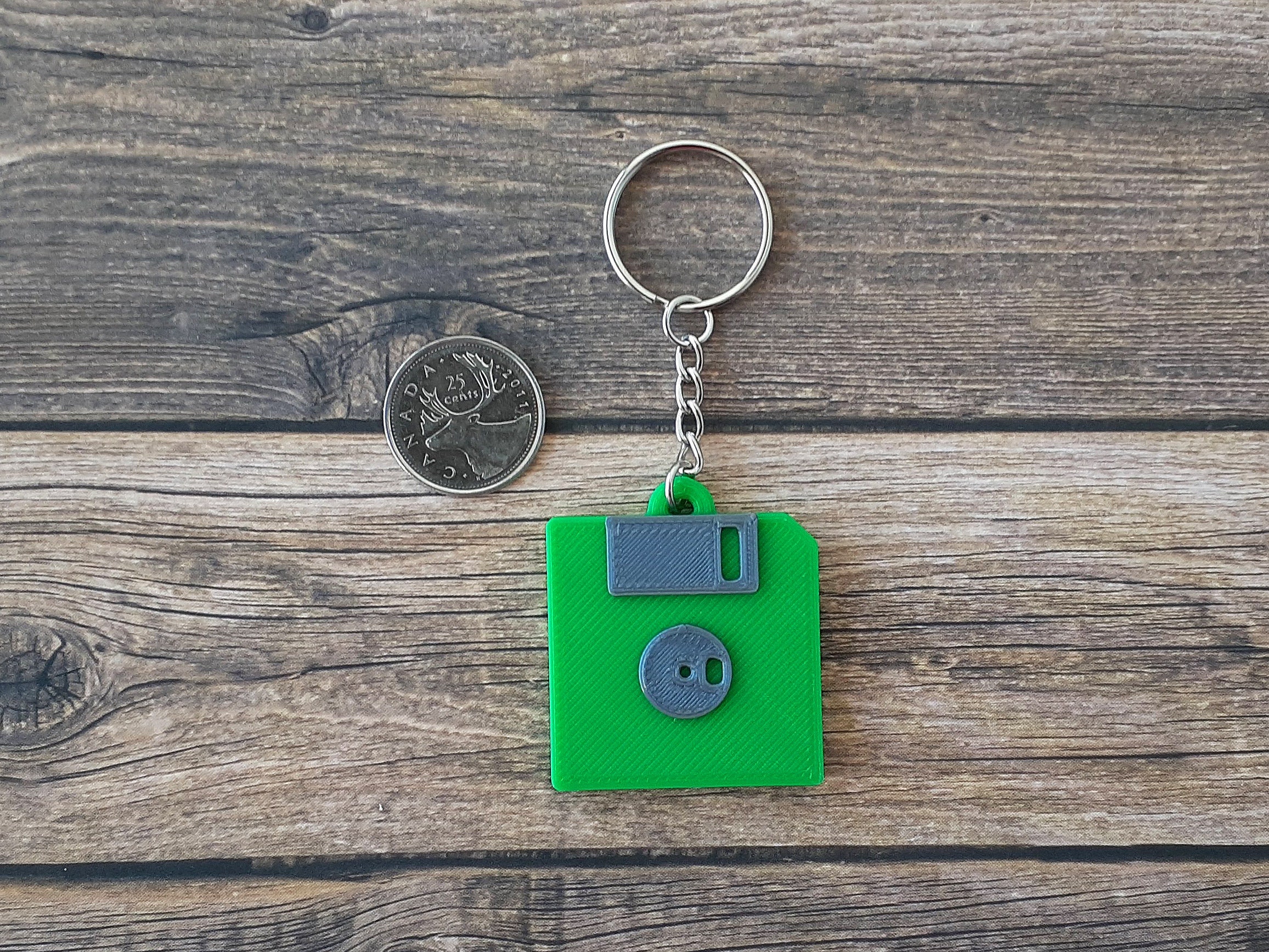 Floppy Disk Keychain 3D Printed Diskette Personalized Etsy
