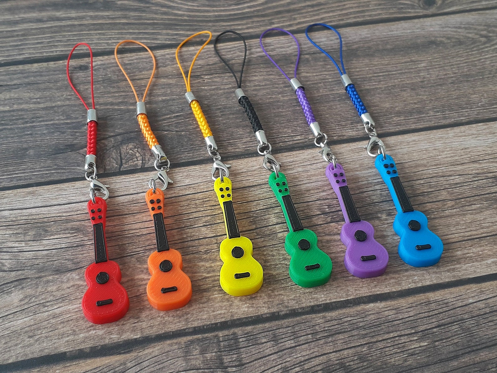 Ukulele Phone Charm Custom 3D Printed Gift for Uke Player Etsy New Zealand