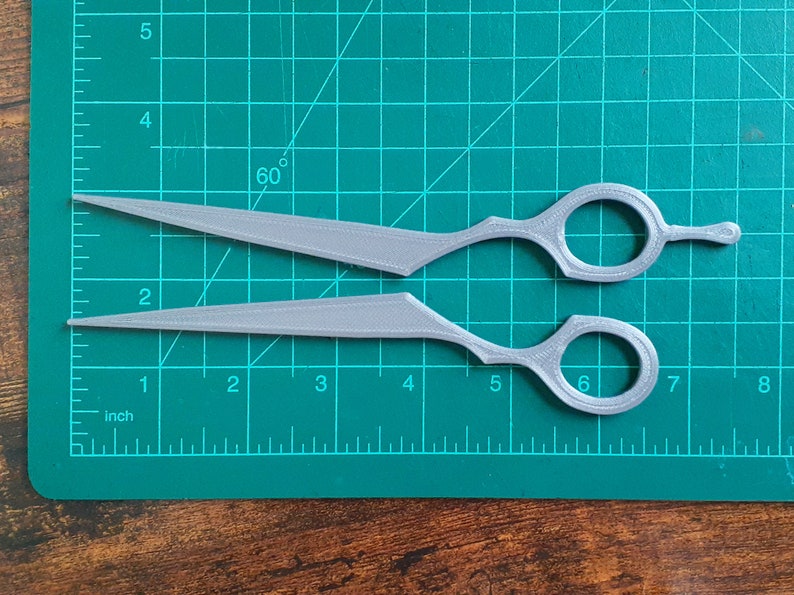 Hair Stylist Scissor Hair Pins, Set of 2, Personalized Gift, Thick or Thin Hair Bun Sticks, Fashion Statement, Gift for hairstylist bild 6