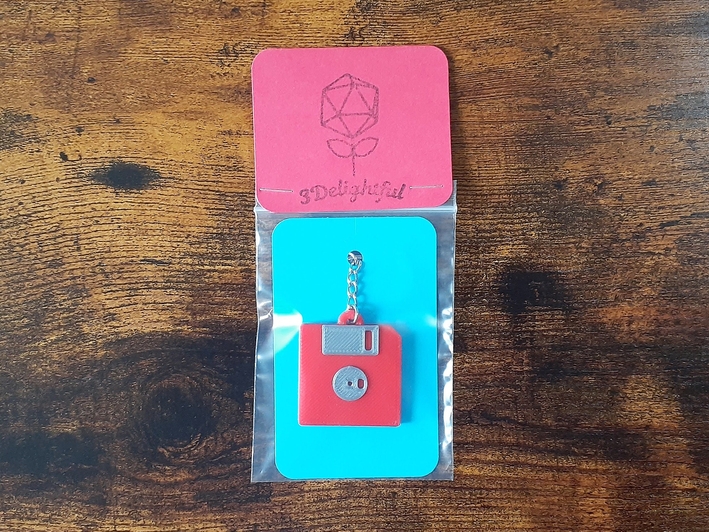 Floppy Disk Keychain 3D Printed Diskette Personalized Etsy