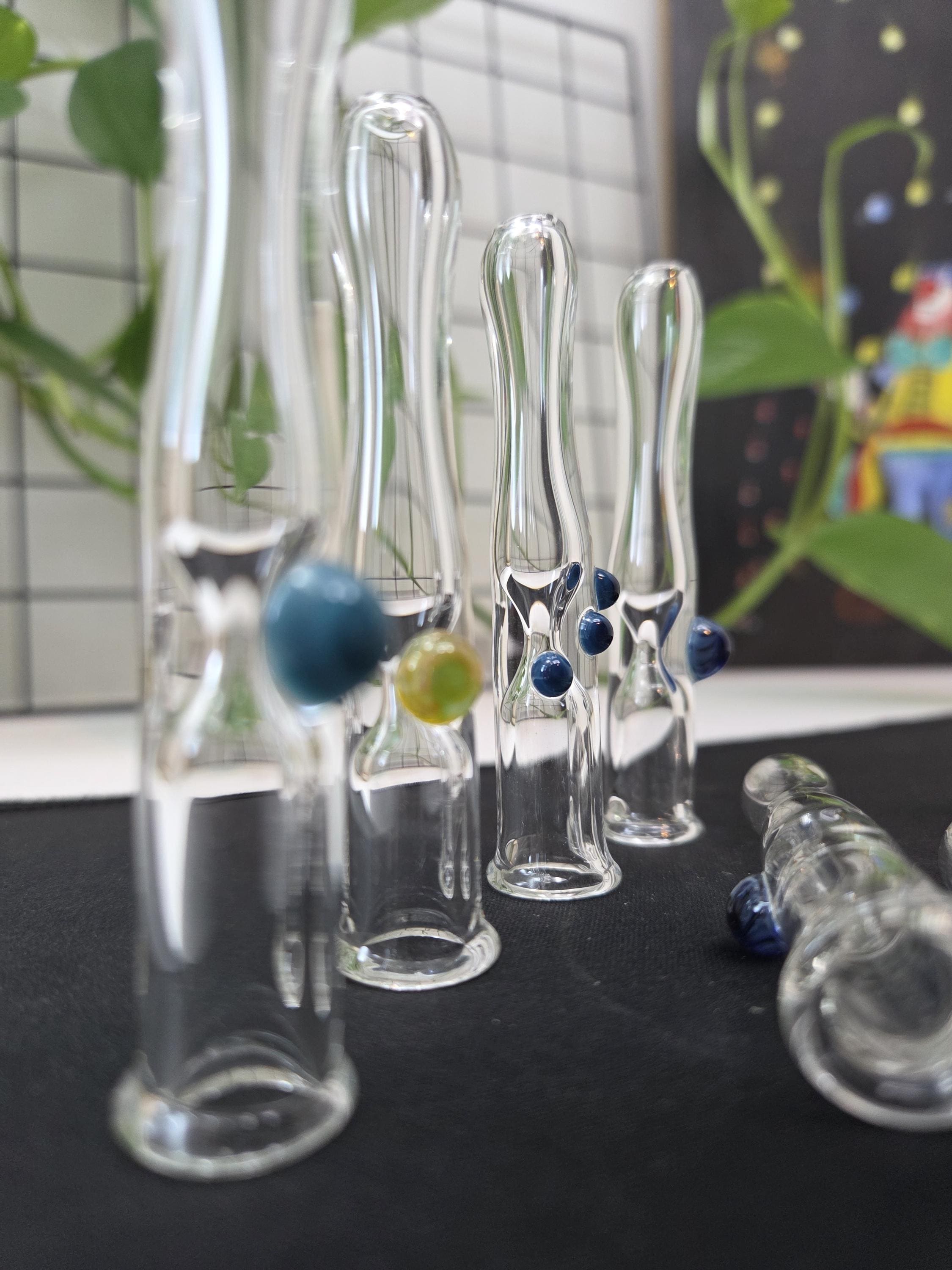 Glass One Hitter Pipes Flat - Etsy
