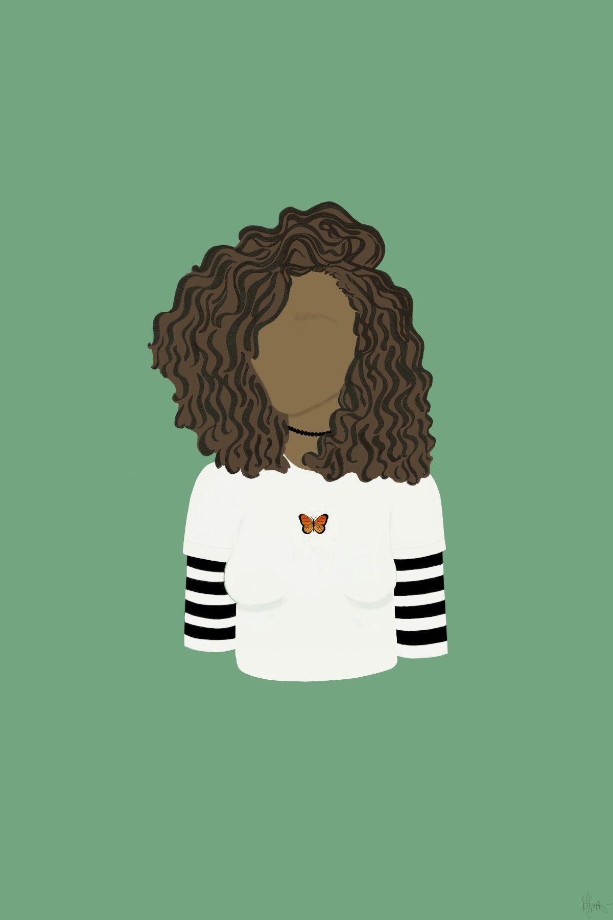 Digital Art Print Black Girl Drawing Illustrative Girl - Etsy Digital Art Print Black Girl Drawing Illustrative Girl - Etsy