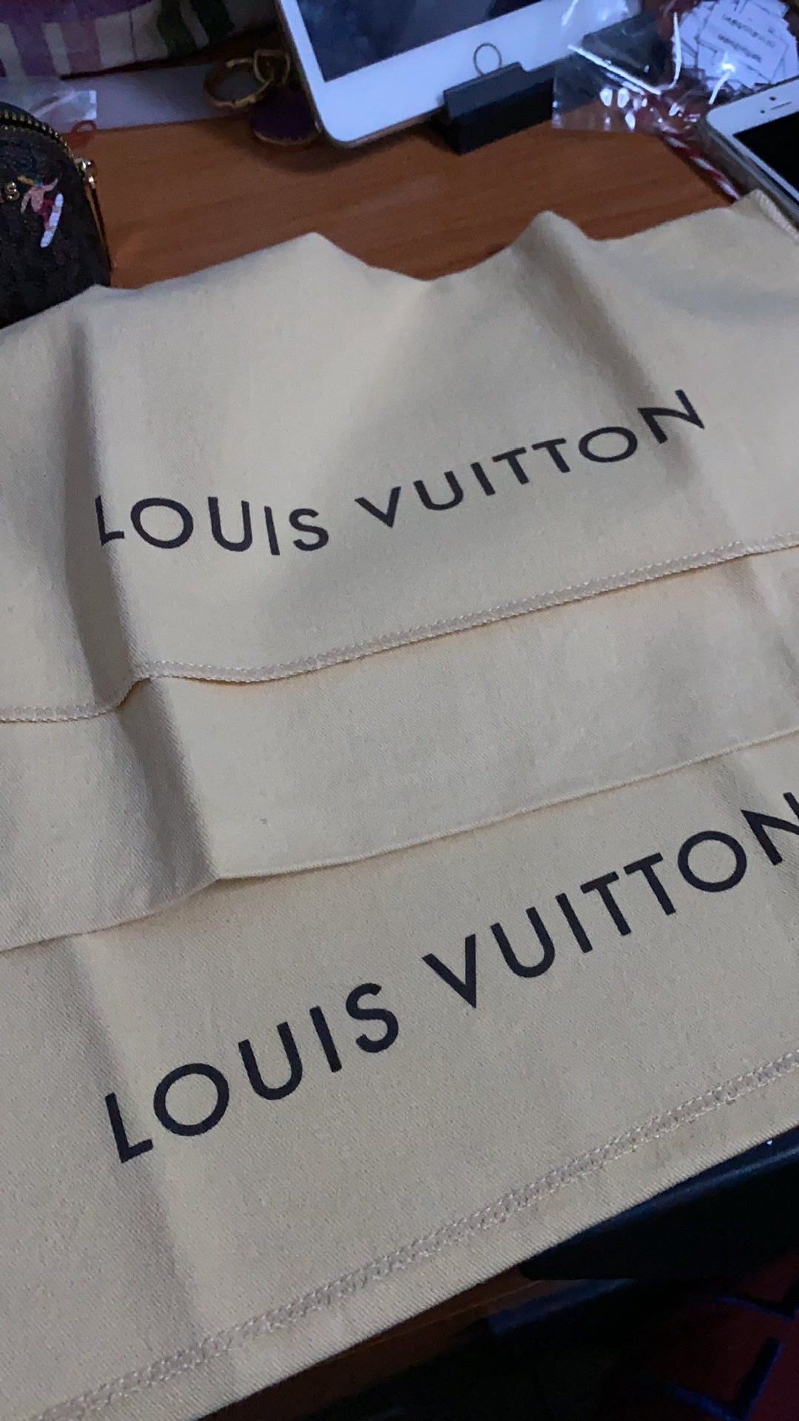 Authentic Louis vuitton dust proof bag Etsy