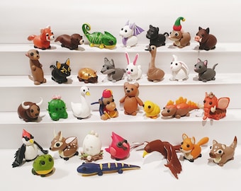 Figuras de Adopt Me Pets: halcón, gamo, pájaro carpintero, huevo