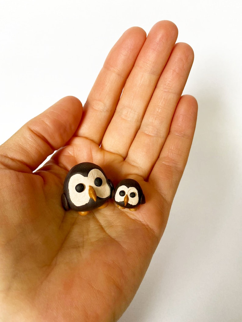 Owl and baby owl Adopt me pets Owls Figurines Etsy