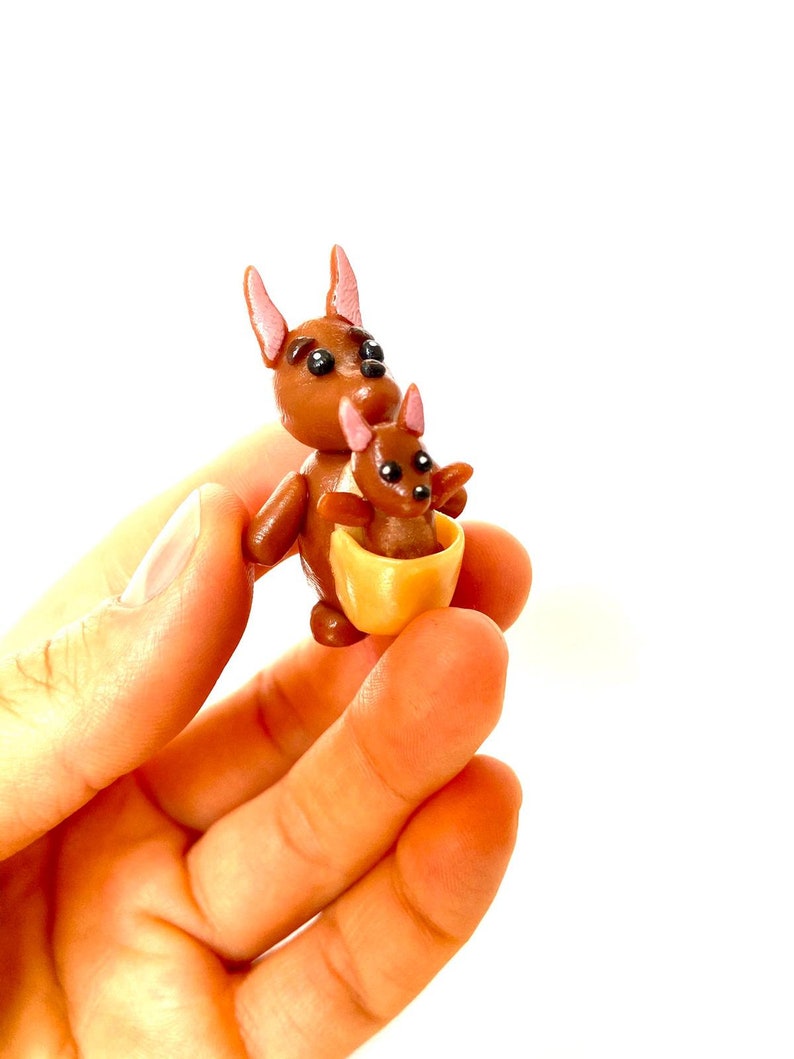 Adopt Me Pets Kangaroo Figurine Etsy