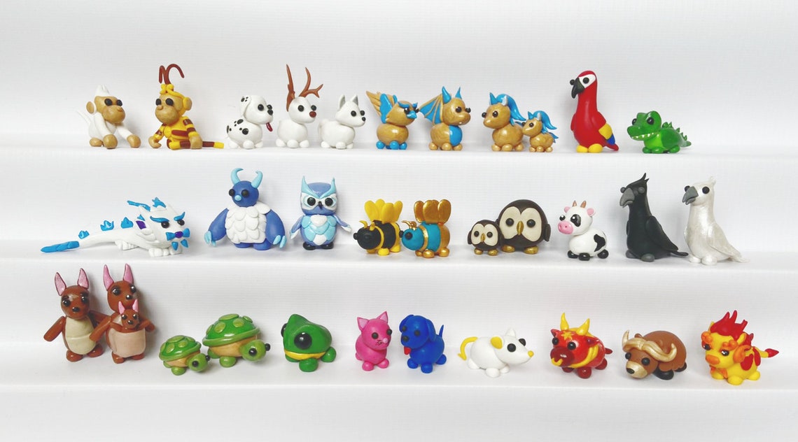 Roblox Adopt Me Pets ParrotQueen BeeFrost FurySnow Etsy