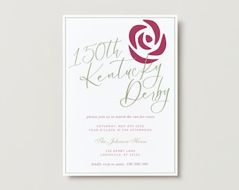 Printable Kentucky Derby Invitation Kentucky Derby Party Invitation Editable Kentucky Derby Party Invites Decor Day Party Horse Racing