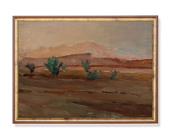 Rustic Desert Landscape Print: 19th Century Western Art (Digital Download)