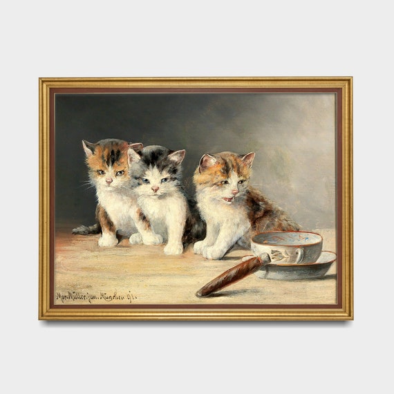 絵画 インテリア 油絵 F3-091918 可愛い子猫（子犬）と女の子 絵画 インテリア 油絵 F3-091918 可愛い子猫（子犬）と女の子