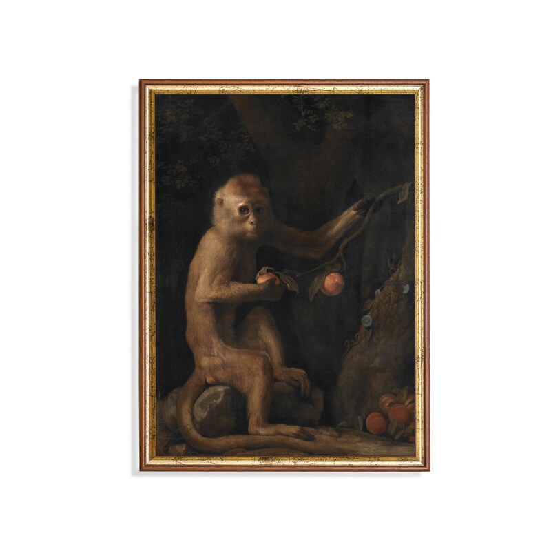 Monkey Sort Monkey Paintings - Etsy