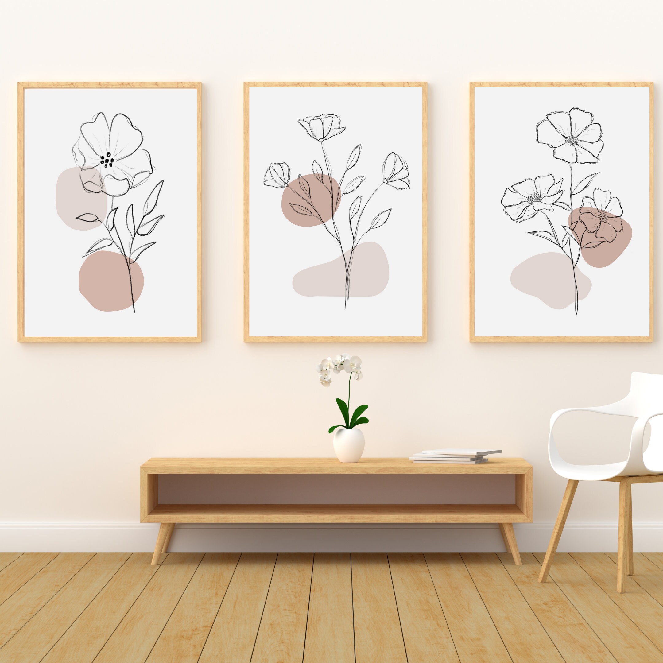 3 piece boho wall art shop