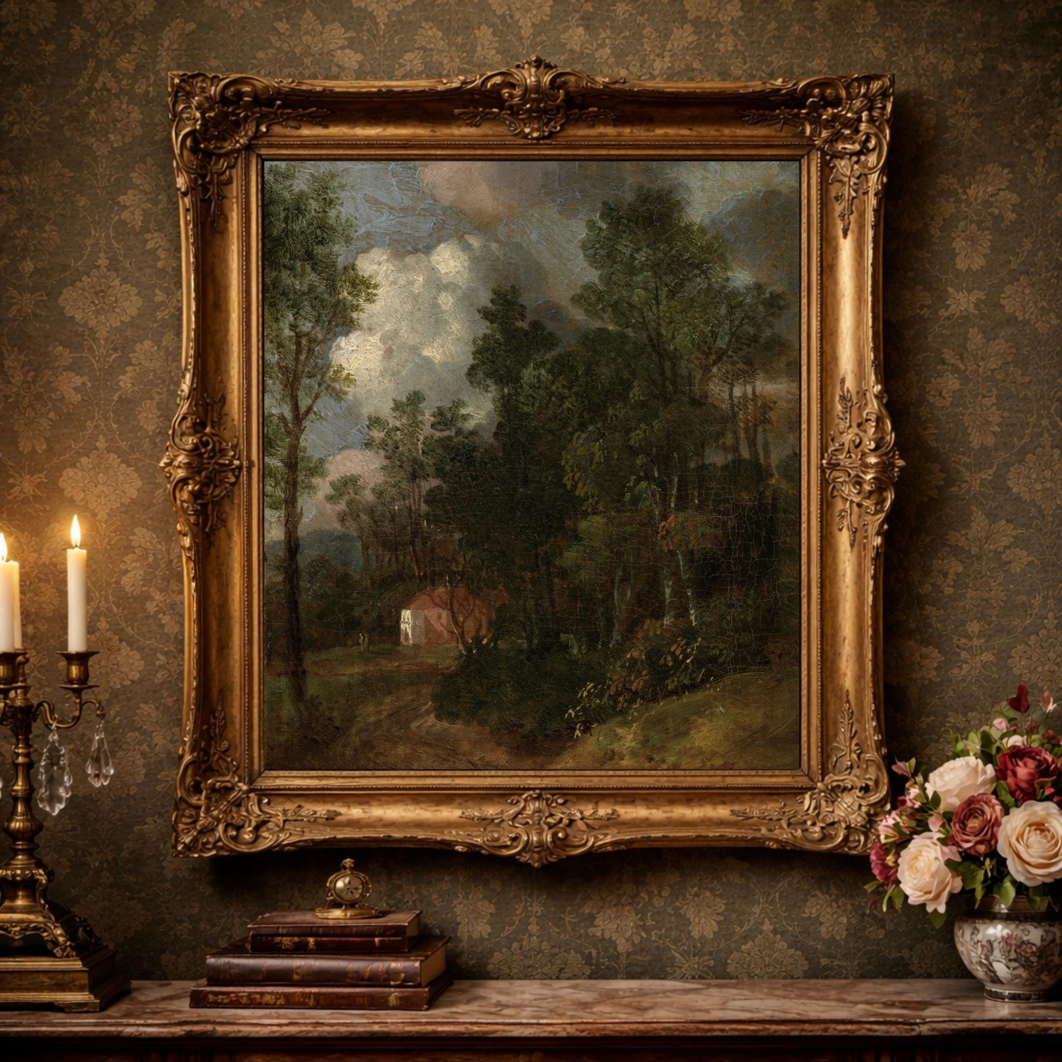 Antique Forest Art - Etsy