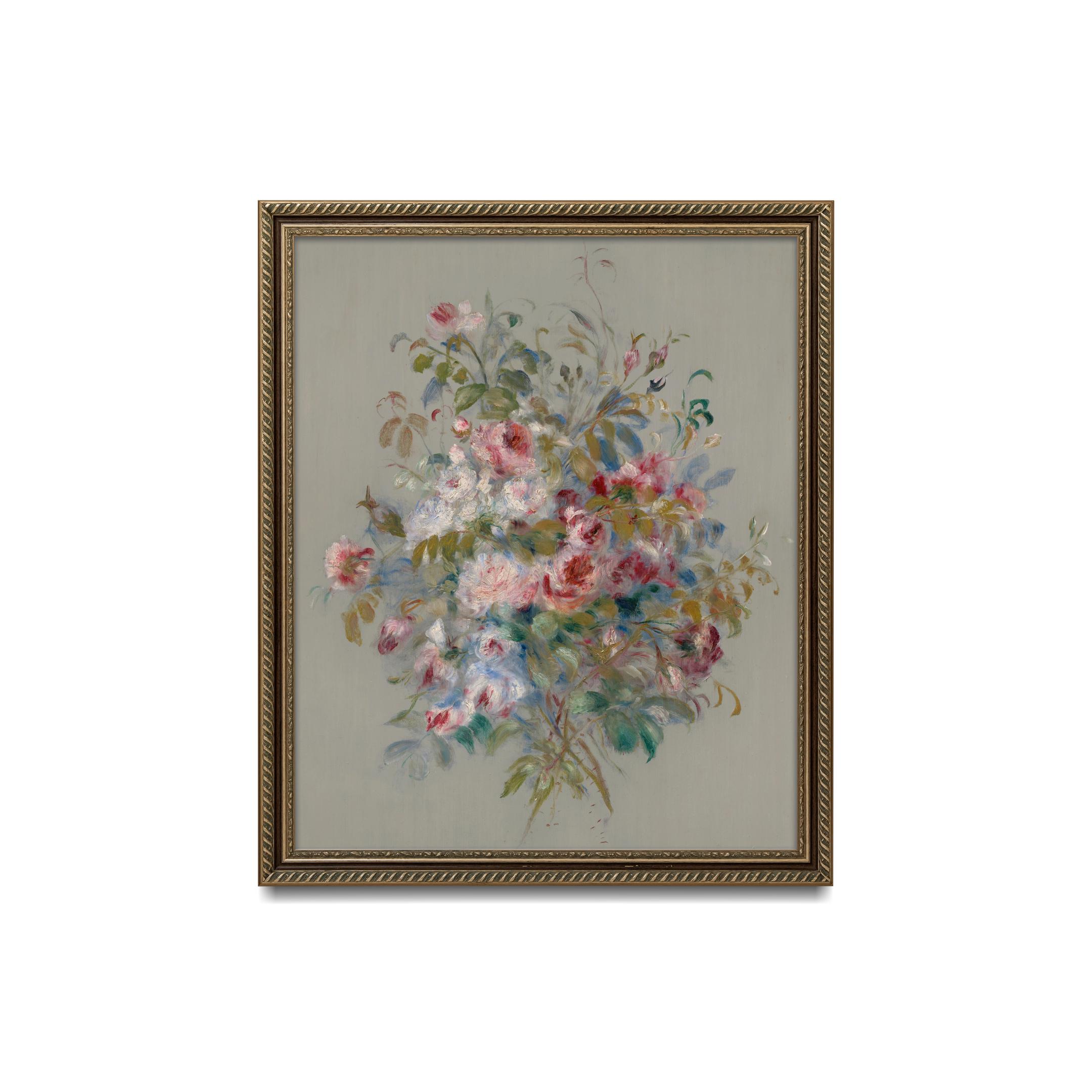 ルノワールの「花束」プリント：ヴィンテージ印象派アート - Etsy 日本