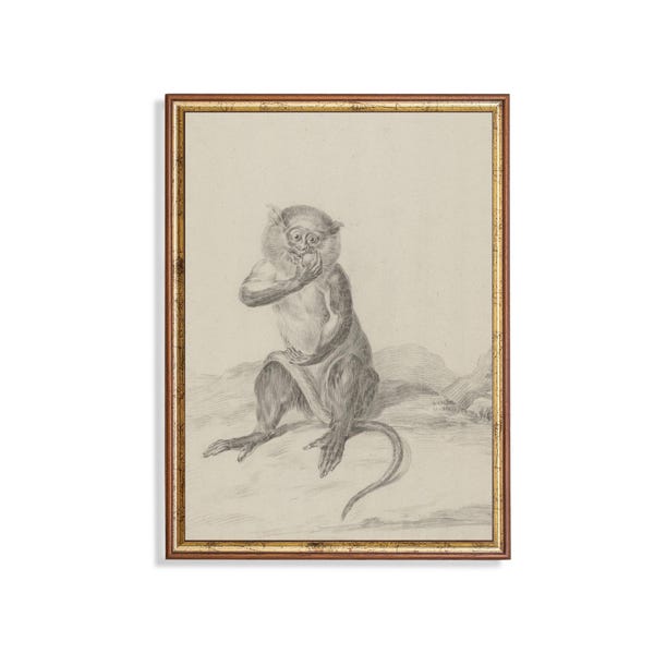 Monkey Drawing Sketch - Etsy UK