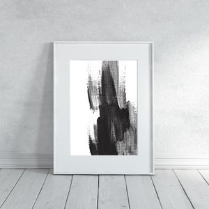 Black and White Art Set of 6 Prints Gallery Wall Set Abstract - Etsy
